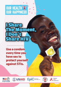 Don't Share HIV-Male Poster