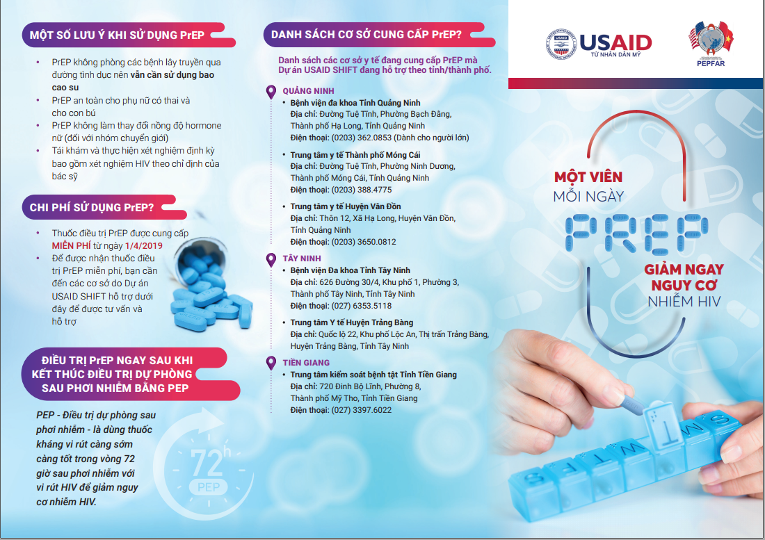 PrEP Brochure Vietnam